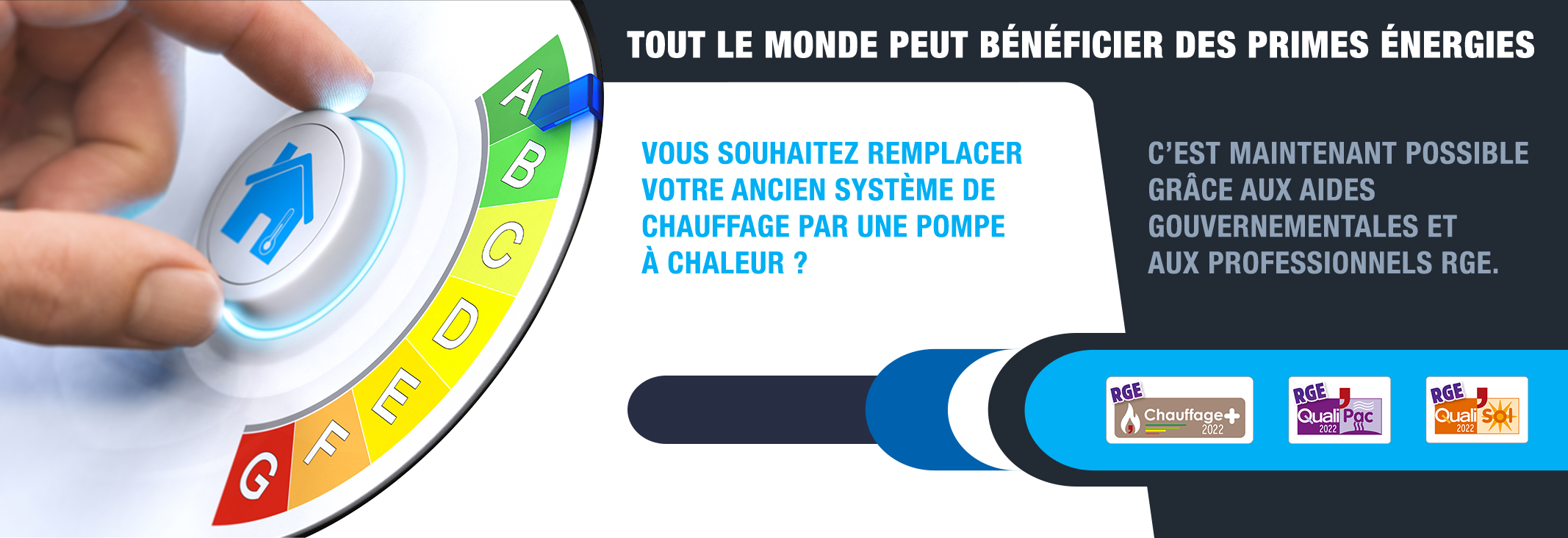 Pompe à Chaleur 1 euro Luisant